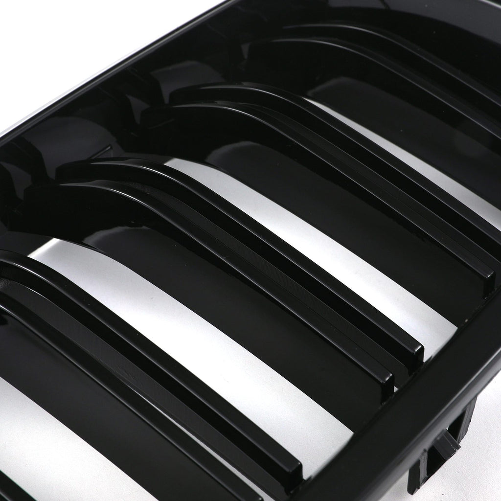 Griglia Doppia Barra Nero Lucido BMW Serie 5 F10 F11 10-17 - foto 6