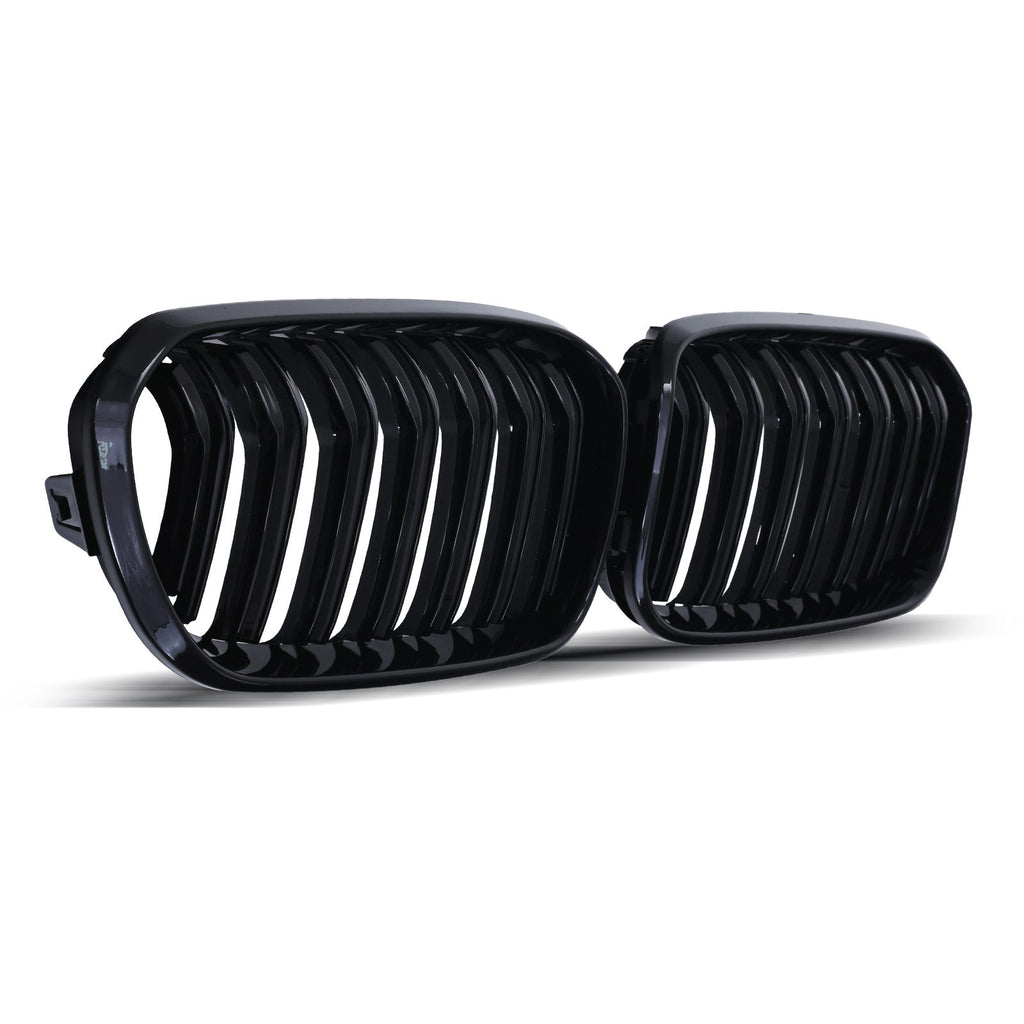 Griglia Doppia Barra Nero Lucido BMW Serie 1 F20 F21 15-19 - foto 2