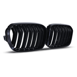 Griglia Doppia Barra Nero Lucido BMW Serie 1 F20 F21 15-19 - foto 2