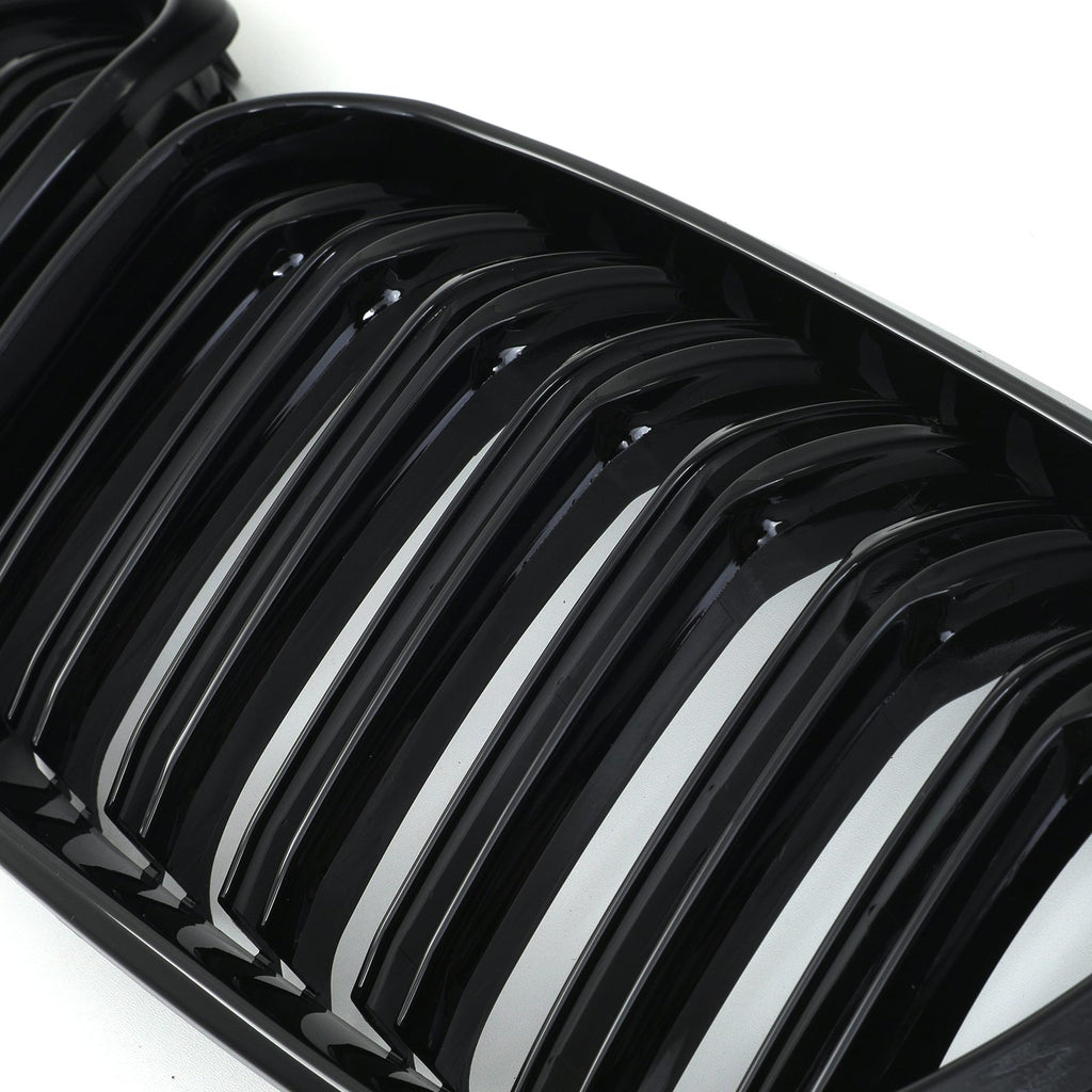 Griglia Doppia Barra Nero Lucido BMW Serie 1 F20 F21 15-19 - foto 4