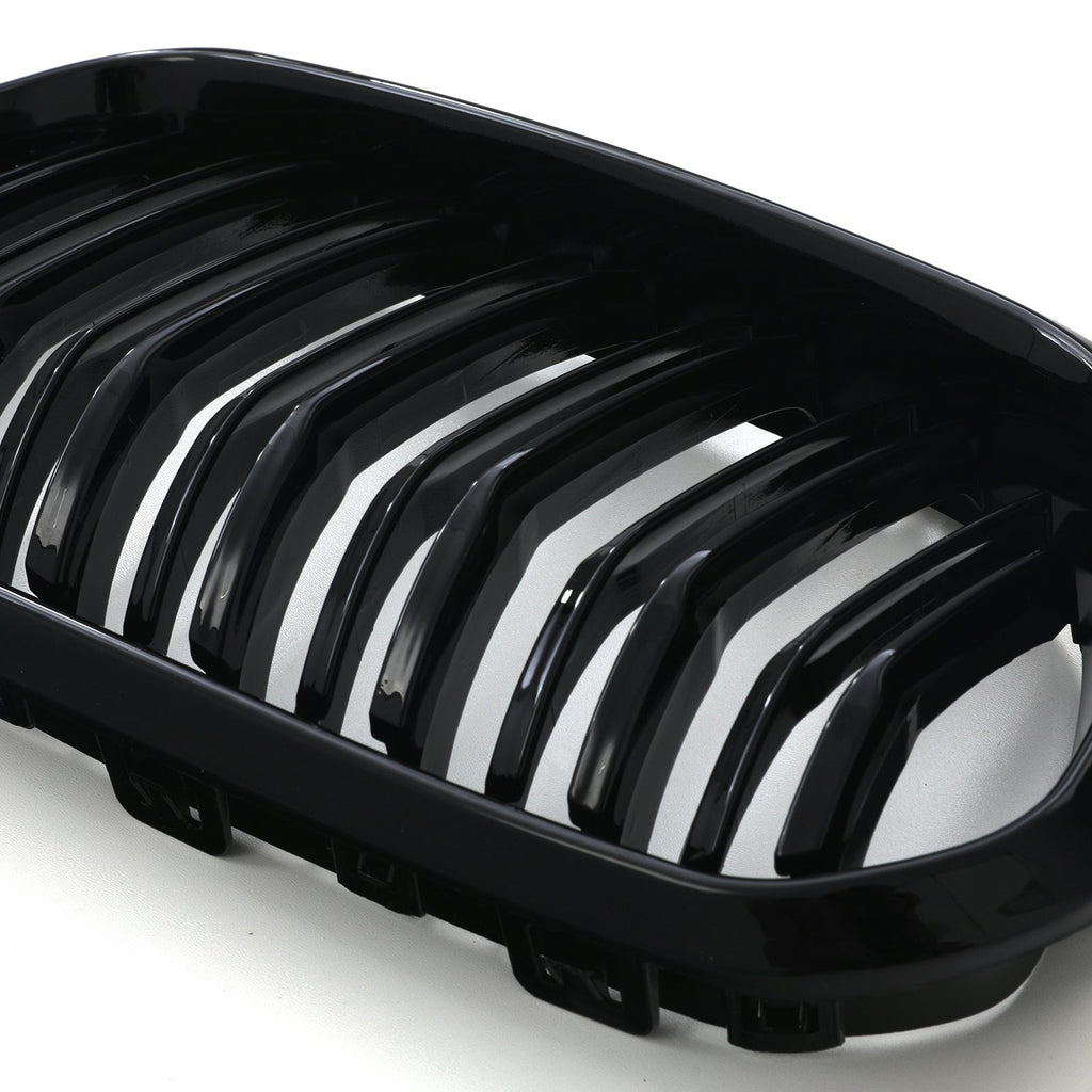 Griglia Doppia Barra Nero Lucido BMW Serie 1 F20 F21 15-19 - foto 5
