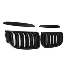 Griglia Doppia Barra Nero Lucido BMW Serie 3 E90 E91 05-08