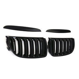 Griglia Doppia Barra Nero Lucido BMW Serie 3 E90 E91 05-08