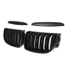 Griglia Doppia Barra Nero Lucido BMW Serie 3 E90 E91 05-08