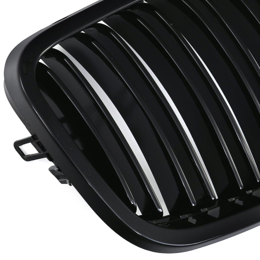 Griglia Doppia Barra Nero Lucido BMW X6 E71 08-14