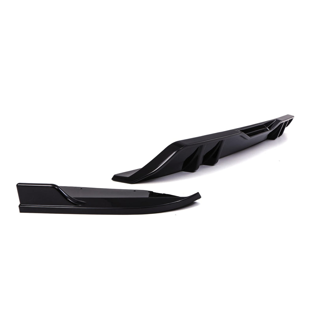 Diffusore Posteriore con Spats Nero Lucido BMW X5 G05 2019+ - foto 8
