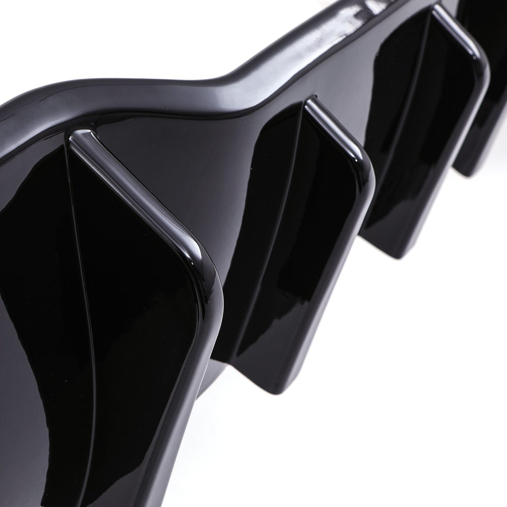 Diffusore Posteriore a Doppia Uscita Nero Lucido Ford Fiesta MK7 ST180 ST200 13-17 - foto 5