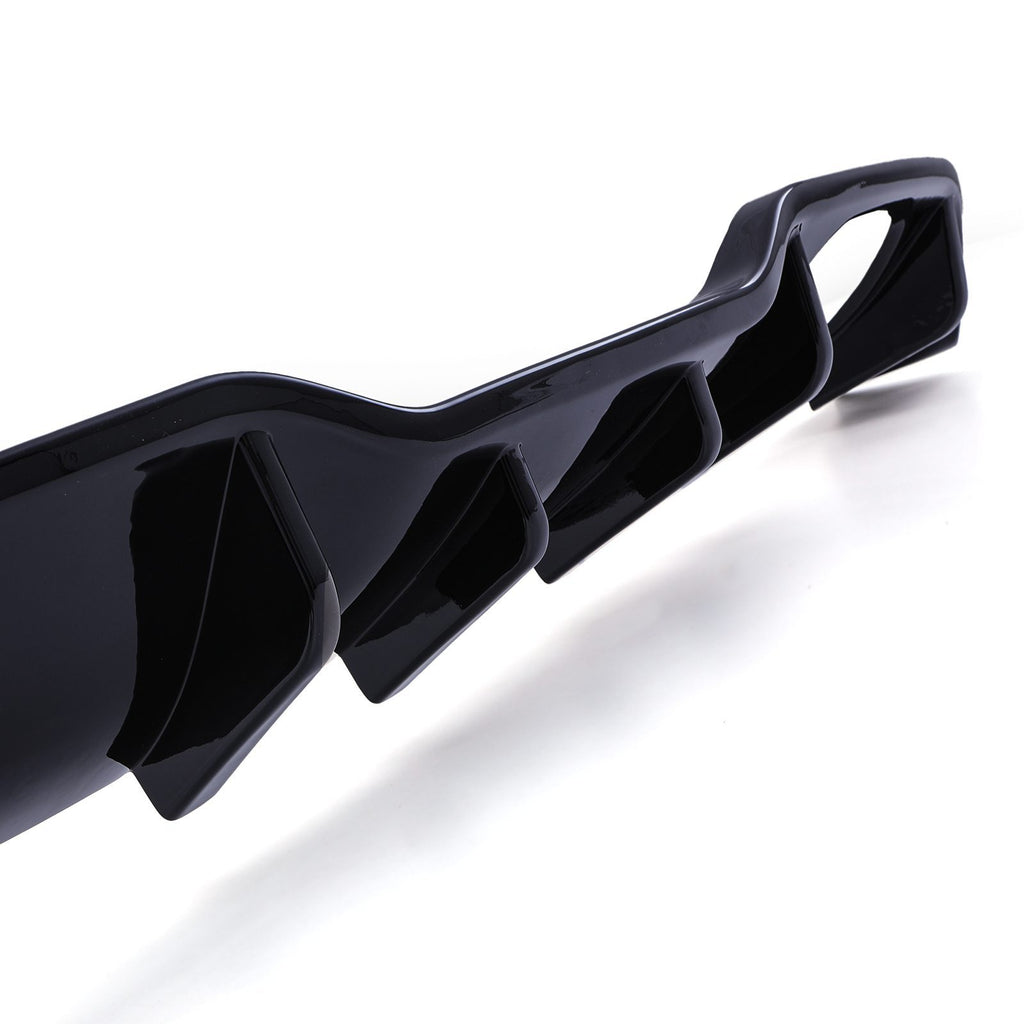 Diffusore Posteriore a Doppia Uscita Nero Lucido Ford Fiesta MK7 ST180 ST200 13-17 - foto 6