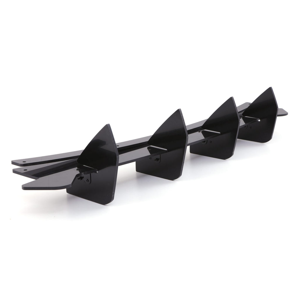 Diffusore Posteriore Stile ST Blade Nero Lucido Ford Focus MK4 2018-2025 - foto 3