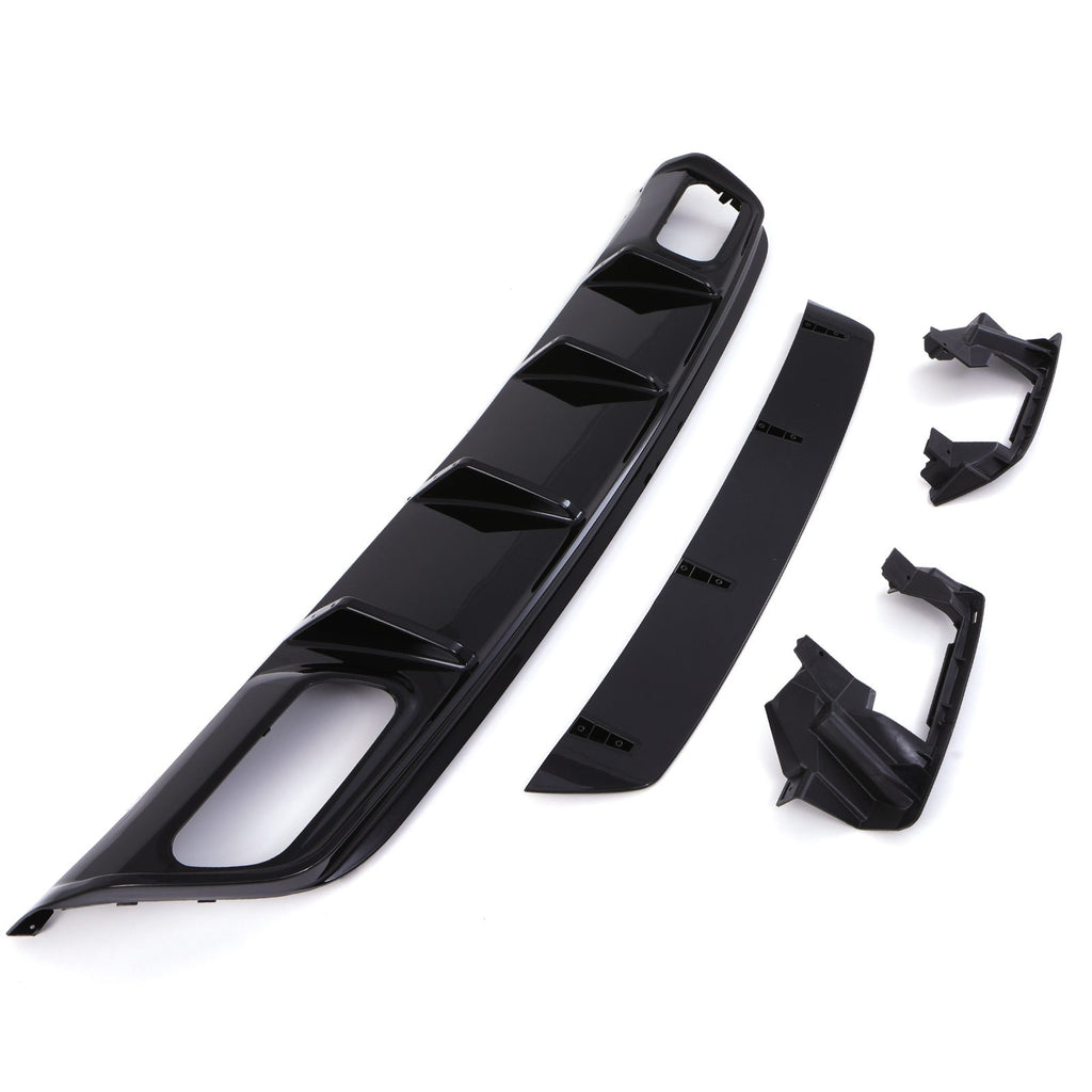 Diffusore Posteriore Nero Lucido Mercedes Classe A 45 AMG W176 13-18 - foto 3