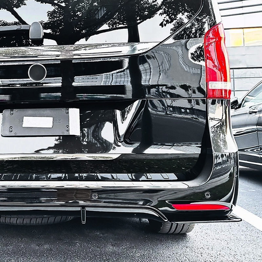 Diffusore Posteriore Nero Lucido Mercedes Vito AMG Line W447 14-23 - foto 2