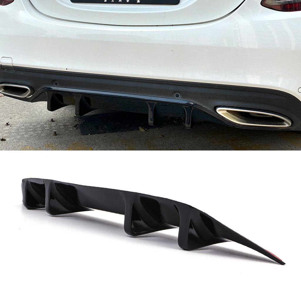 Diffusore Posteriore Nero Lucido Mercedes Classe C W205 19-21