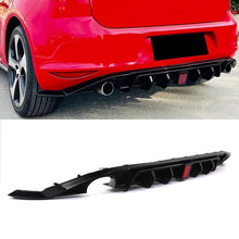 Diffusore Posteriore Nero Lucido con Luce LED VW Golf GTI / GTD MK7 13-16