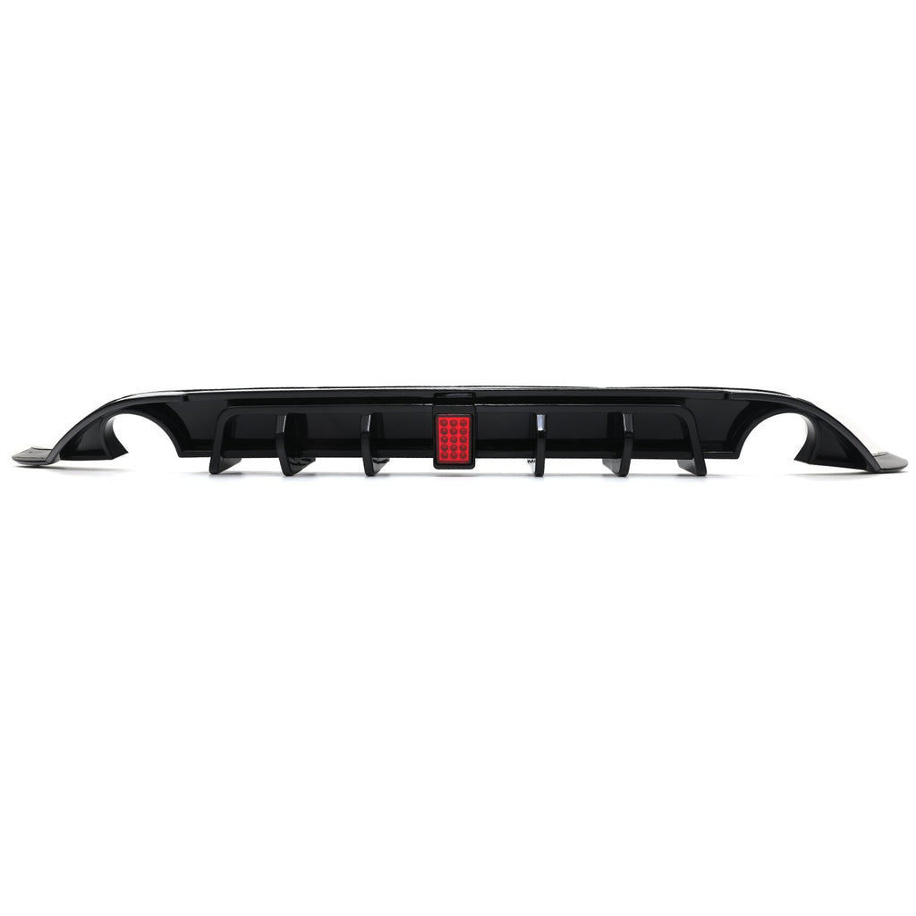 Diffusore Posteriore Nero Lucido con Luce LED VW Golf GTI / GTD MK7 13-16 - foto 2