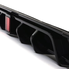 Diffusore Posteriore Nero Lucido con Luce LED VW Golf GTI / GTD MK7 13-16 - foto 5