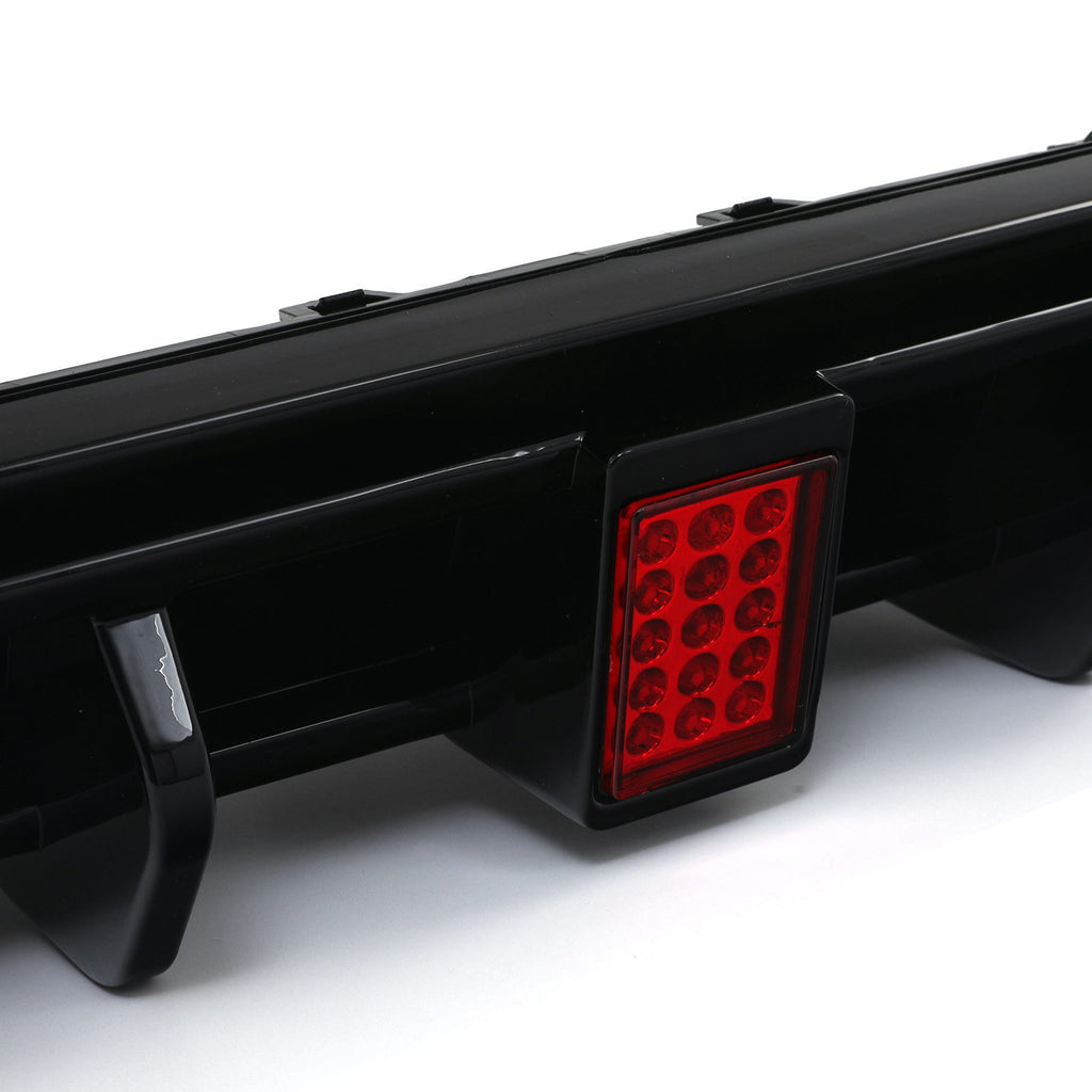 Diffusore Posteriore Nero Lucido con Luce LED VW Golf GTI / GTD MK7 13-16 - foto 7