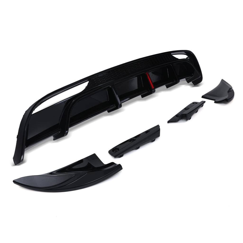 Diffusore Posteriore con Luce LED Nero Lucido Tesla Model 3 Facelift 24+ - foto 4