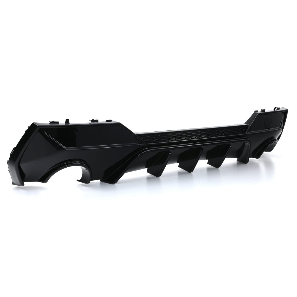 Diffusore Posteriore a Doppia Uscita Nero Lucido BMW Serie 4 G22 G23 2020+
