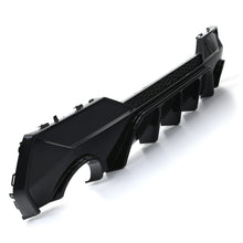 Diffusore Posteriore a Doppia Uscita Nero Lucido BMW Serie 4 G22 G23 2020+ - foto 3