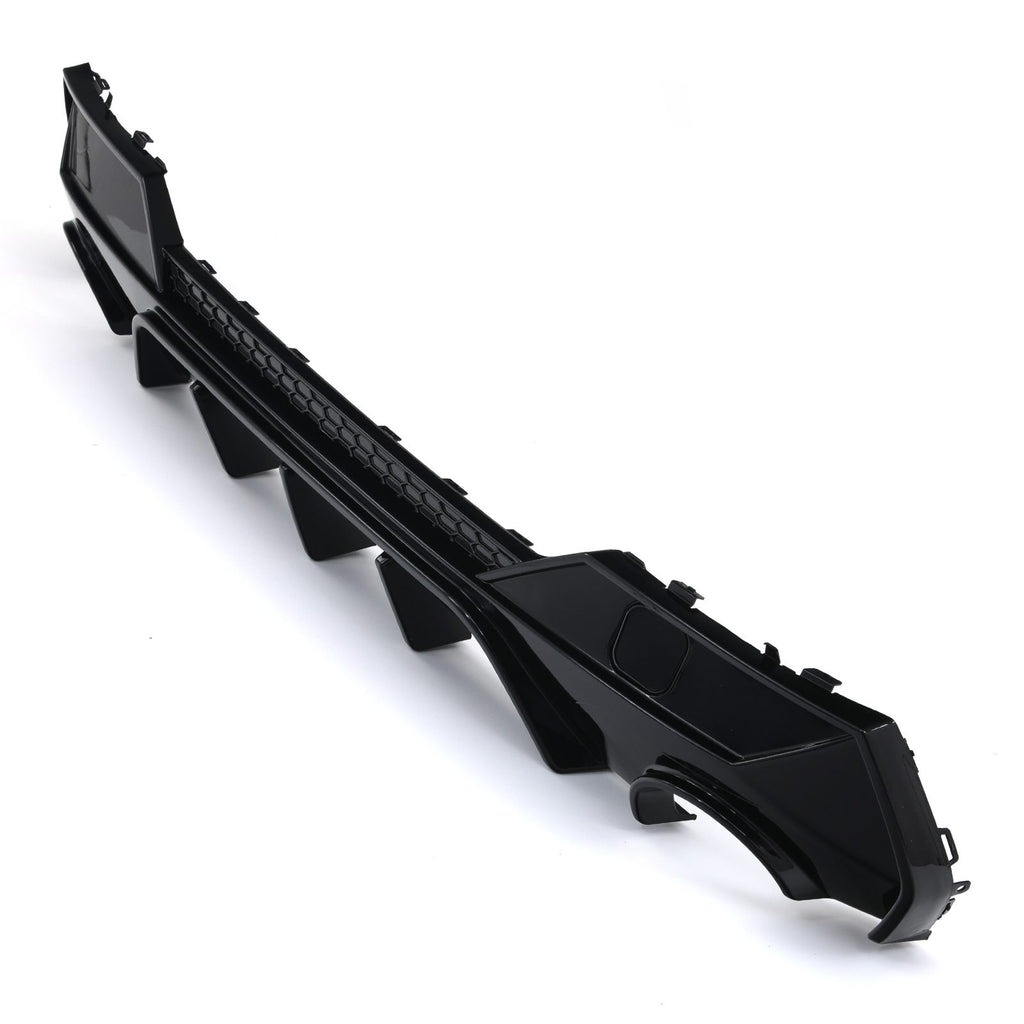 Diffusore Posteriore a Doppia Uscita Nero Lucido BMW Serie 4 G22 G23 2020+ - foto 4