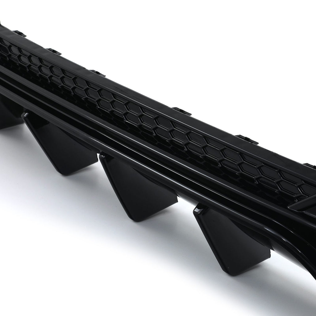 Diffusore Posteriore a Doppia Uscita Nero Lucido BMW Serie 4 G22 G23 2020+ - foto 5