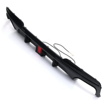 Diffusore Posteriore a Quadruplo Scarico con Luce LED Nero Lucido BMW Serie 5 F10 F11 11-17 - foto 6