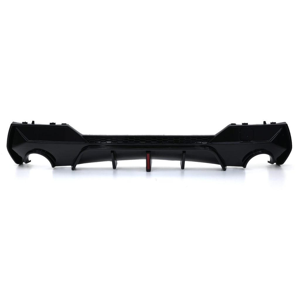 Diffusore Posteriore Doppia Uscita con LED Nero Lucido BMW Serie 4 G22 G23 2020+ - foto 2