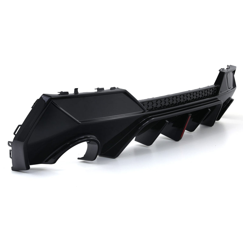 Diffusore Posteriore Doppia Uscita con LED Nero Lucido BMW Serie 4 G22 G23 2020+ - foto 3
