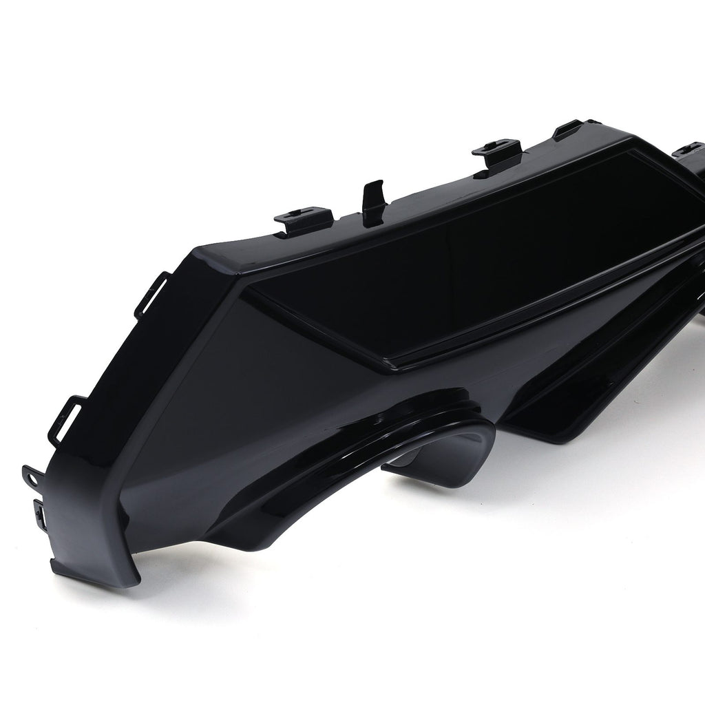 Diffusore Posteriore Doppia Uscita con LED Nero Lucido BMW Serie 4 G22 G23 2020+ - foto 7