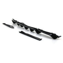 Diffusore Posteriore Doppia Uscita Nero Lucido BMW Serie 3 F30 12-18
