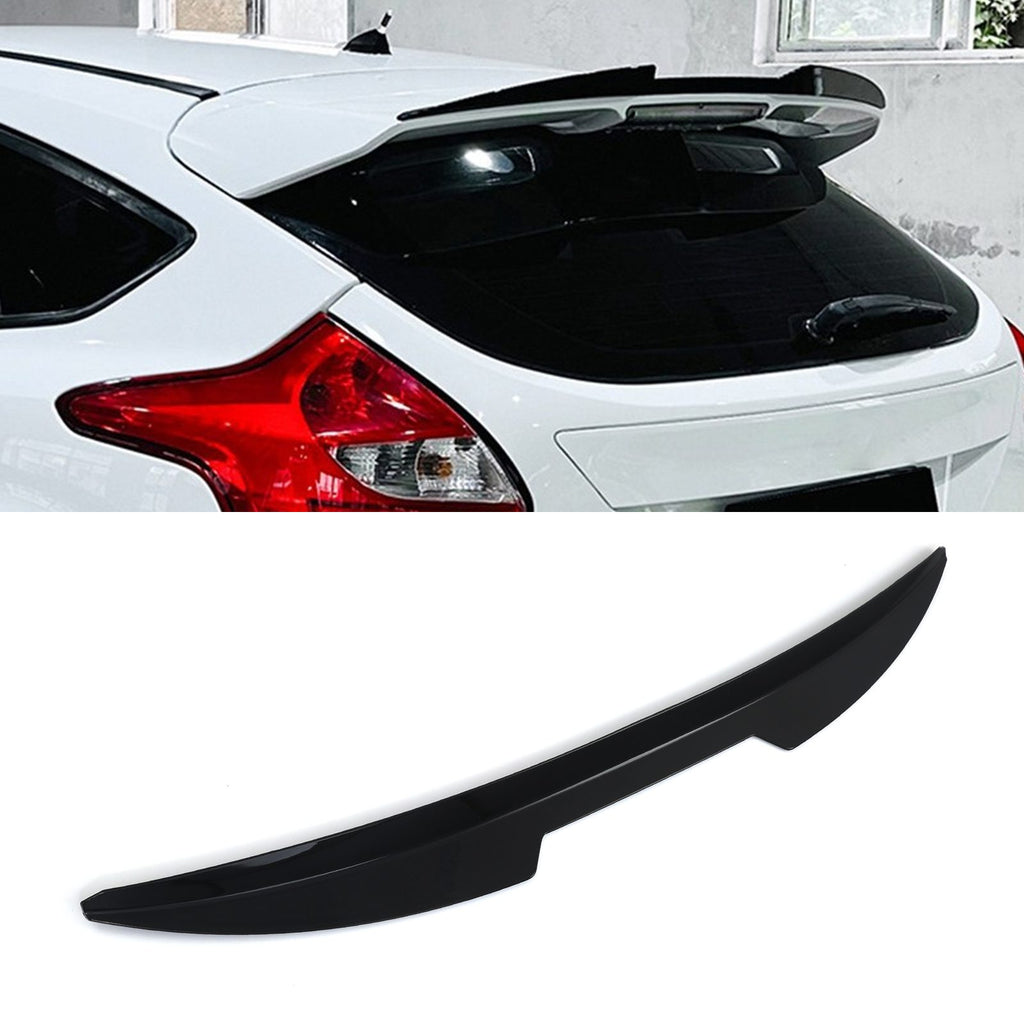 Estensione Spoiler Posteriore Nero Lucido Ford Focus MK3 ST 12-17