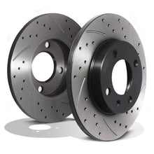 Dischi Freno Anteriori Forati e Scanalati 239mm Volkswagen Golf Mk1 Mk2 Mk3 74+