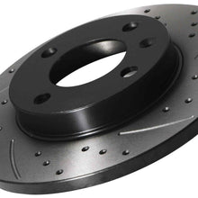 Dischi Freno Anteriori Forati e Scanalati 239mm Audi 80 B1 B2 72+ - foto 8