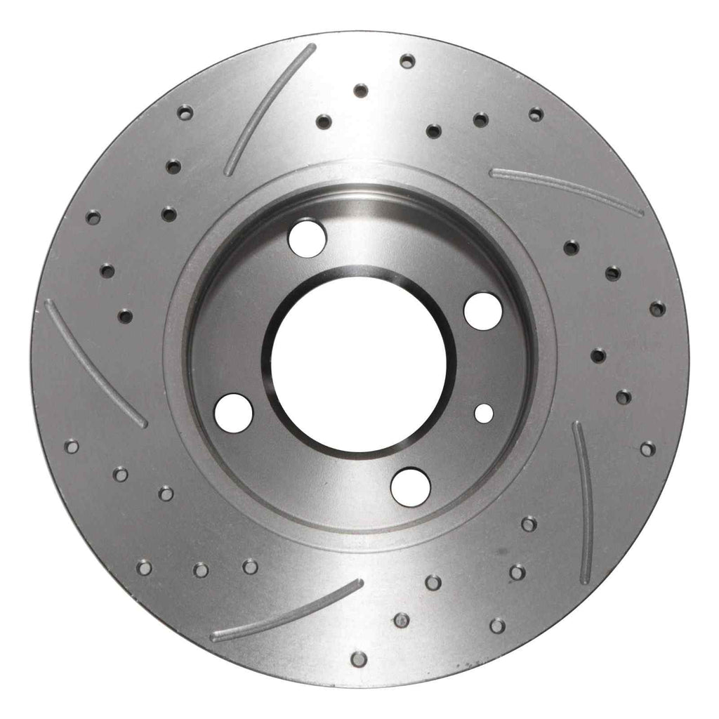 Dischi Freno Anteriori Forati e Scanalati 239mm Volkswagen Golf Mk1 Mk2 Mk3 74+ - foto 8