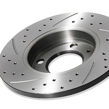 Dischi Freno Anteriori Forati e Scanalati 239mm Volkswagen Golf Mk1 Mk2 Mk3 74+ - foto 10