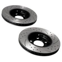 Dischi Freno Anteriori Forati e Scanalati 256mm Seat Ibiza Leon 1.2 1.4 1.6 TDI 02+ - foto 9