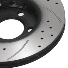 Dischi Freno Anteriori Forati e Scanalati 256mm Seat Ibiza Leon 1.2 1.4 1.6 TDI 02+ - foto 8