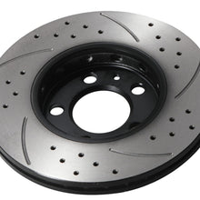 Dischi Freno Anteriori Forati e Scanalati 256mm Seat Ibiza Leon 1.2 1.4 1.6 TDI 02+ - foto 7