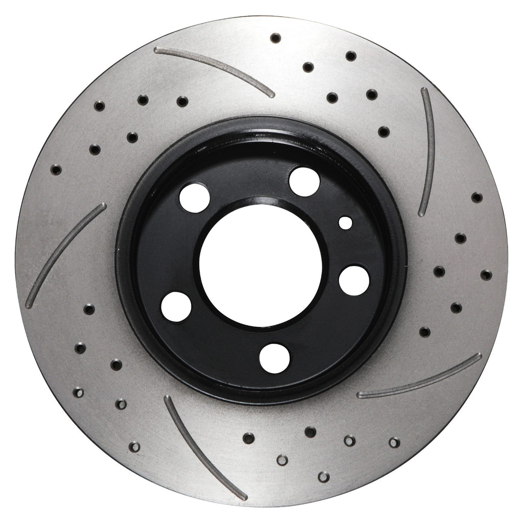 Dischi Freno Anteriori Forati e Scanalati 256mm Seat Ibiza Leon 1.2 1.4 1.6 TDI 02+ - foto 6