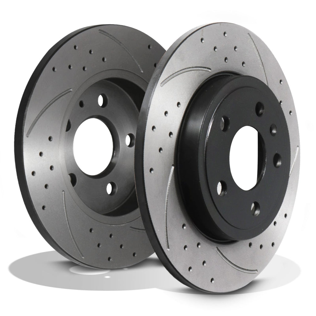 Dischi Freno Forati e Scanalati Posteriori 288mm Audi A4 B7