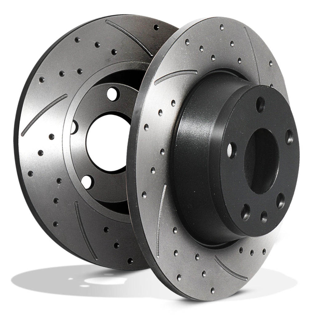 Dischi Freno Forati e Scanalati Posteriori 286mm Audi TT 8J Quattro