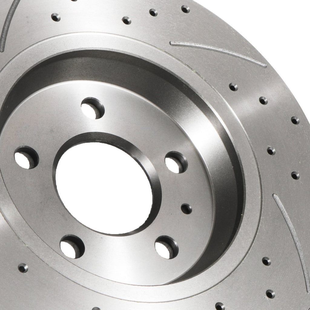 Dischi Freno Posteriori Forati e Baffati 300mm Audi A6 S6 A7 S7 2.8 3.0 TDI TFSI Fsi - foto 5