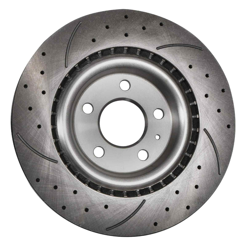 Dischi Freno Posteriori Forati e Scanalati 330mm Audi A4 B8.5 A5 8T3 12+ - foto 5