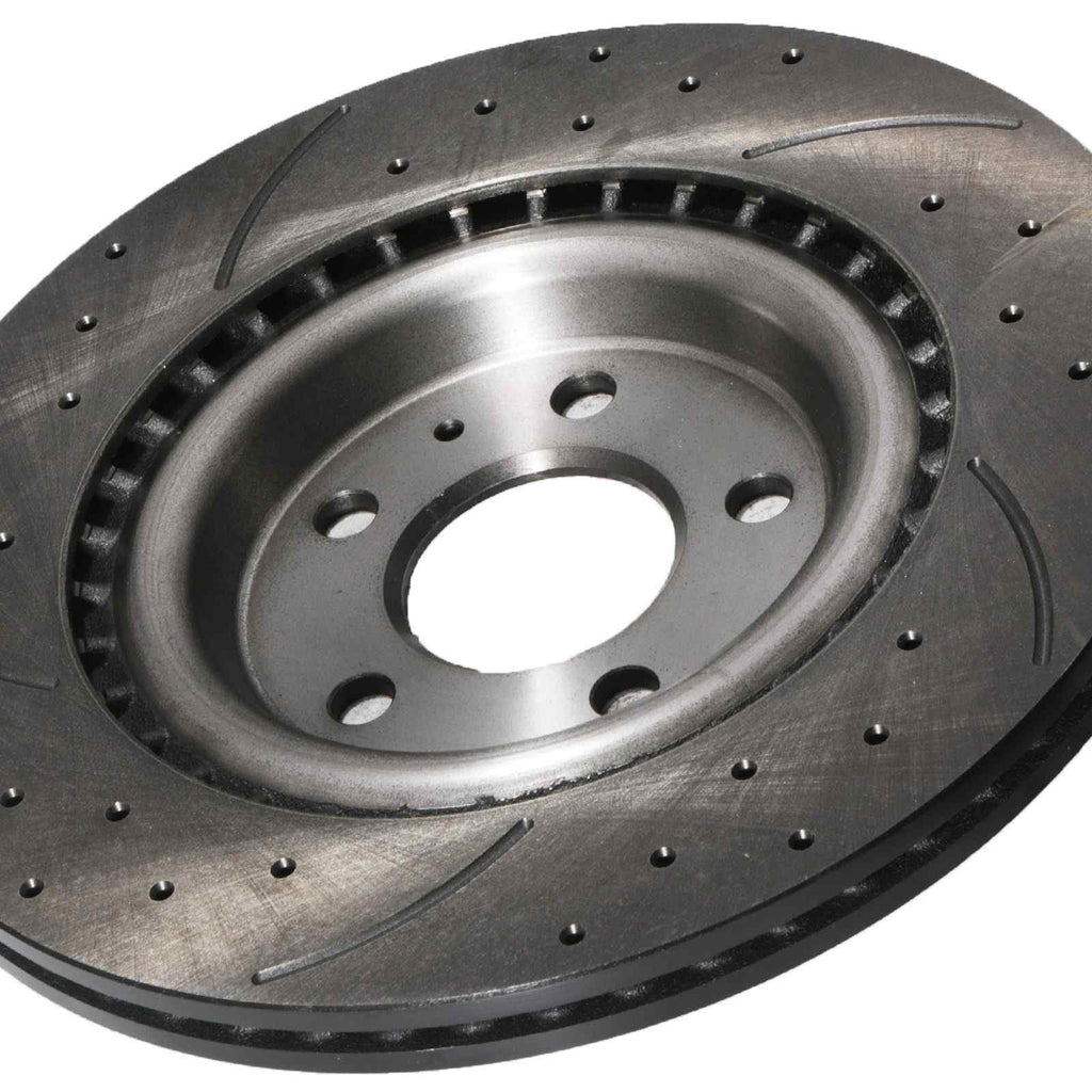 Dischi Freno Posteriori Forati e Scanalati 330mm Audi A4 B8.5 A5 8T3 12+ - foto 8
