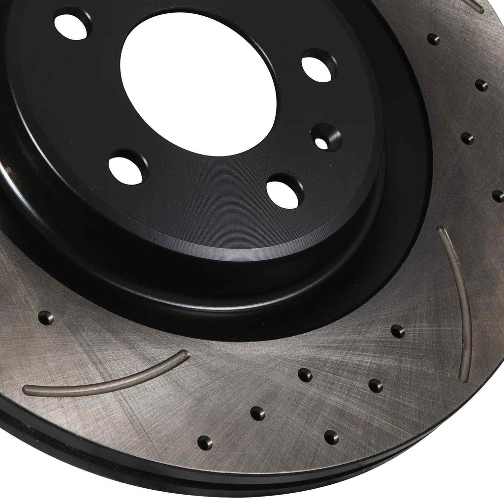 Dischi Freno Posteriori Forati e Scanalati 330mm Audi A4 B8.5 A5 8T3 12+ - foto 9