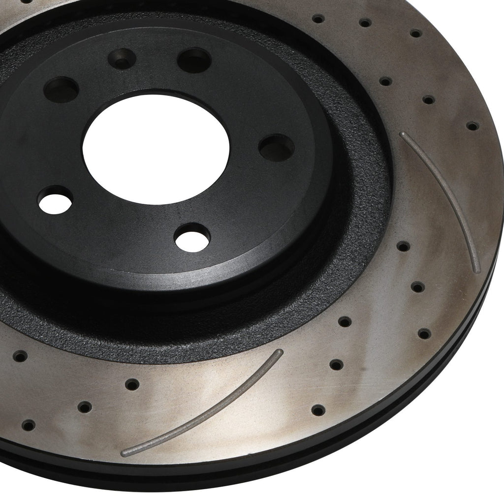 Dischi Freno Posteriori Forati e Scanalati 330mm Audi S4 B8 S5 Q5 Quattro Avant 09-17 - foto 8