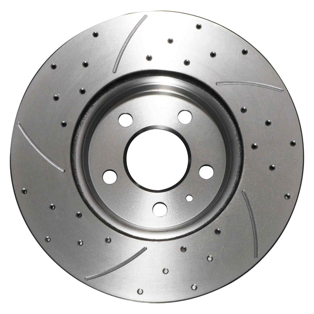 Dischi Freno Anteriori Forati e Scanalati 314mm Audi A4 B8 B9 / A5 8T 07+ - foto 7