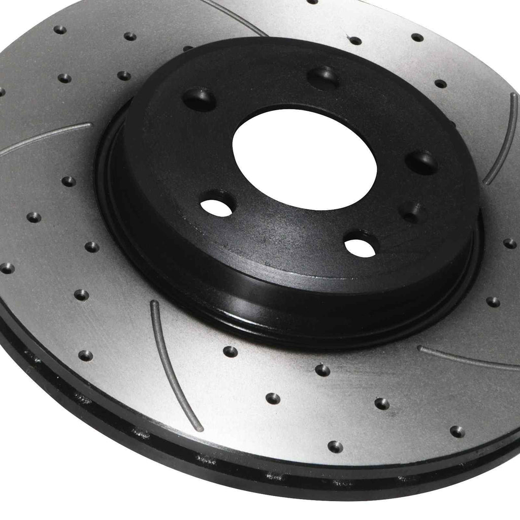 Dischi Freno Anteriori Forati e Scanalati 314mm Audi A4 B8 B9 / A5 8T 07+ - foto 8