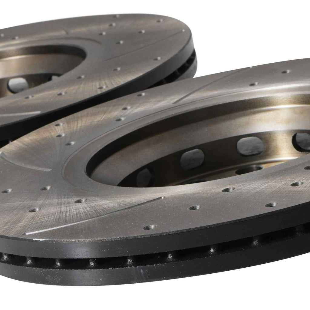 Dischi Freno Anteriori Forati e Scanalati 312mm Audi A6 C5 97-05 - foto 5
