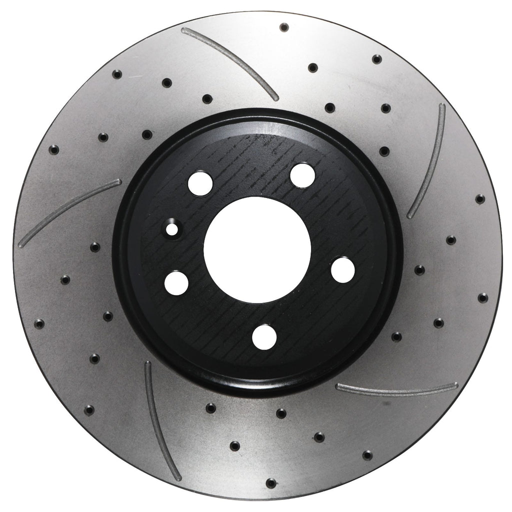 Dischi Freno Anteriori Forati e Scanalati 320mm Audi A6 S6 C7 1.8 2.0 2.8 3.0 TDI - foto 4